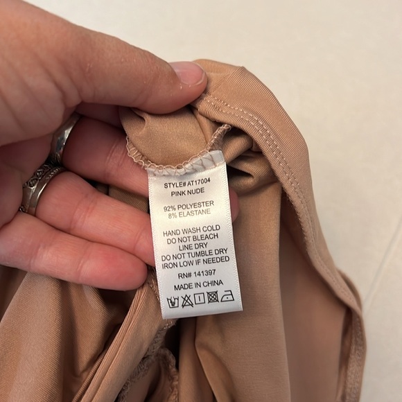 ASTR THE LABEL VENTURA BODYSUIT PINK NUDE SMALL NEW WITH TAGS - Picture 12 of 16